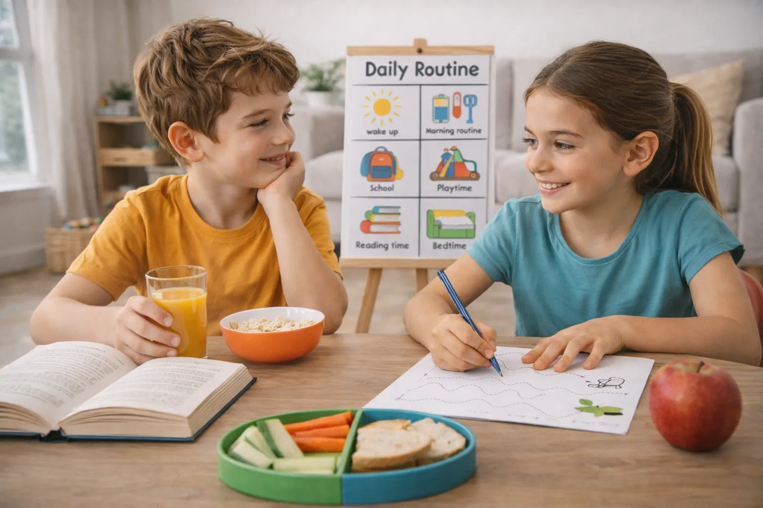 Daily Routine Suggestions to Support the Learning Process in Preschool and Primary School Children