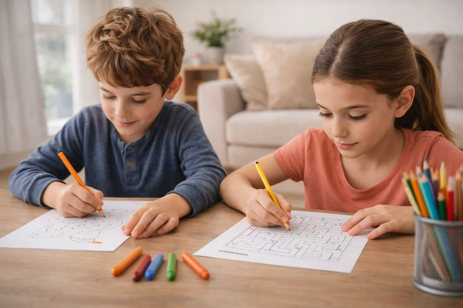 Focus Skills in a Digital World: Paper-and-Pencil Activities that Increase Children's Attention Span