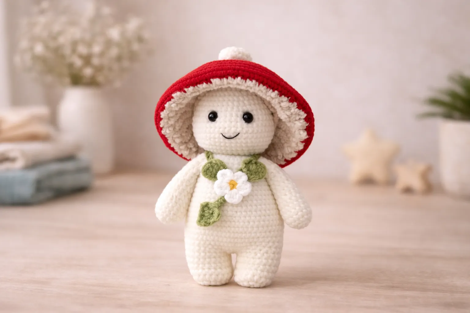Mushroom Guy Crochet Pattern