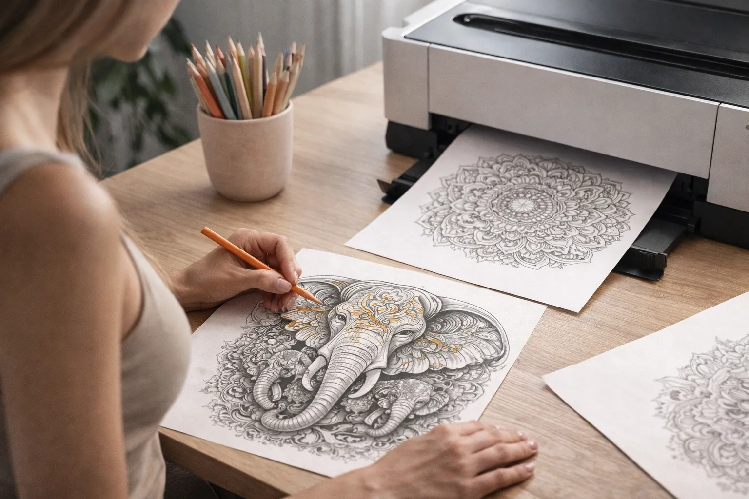 75 Animal Mandala Coloring Pages