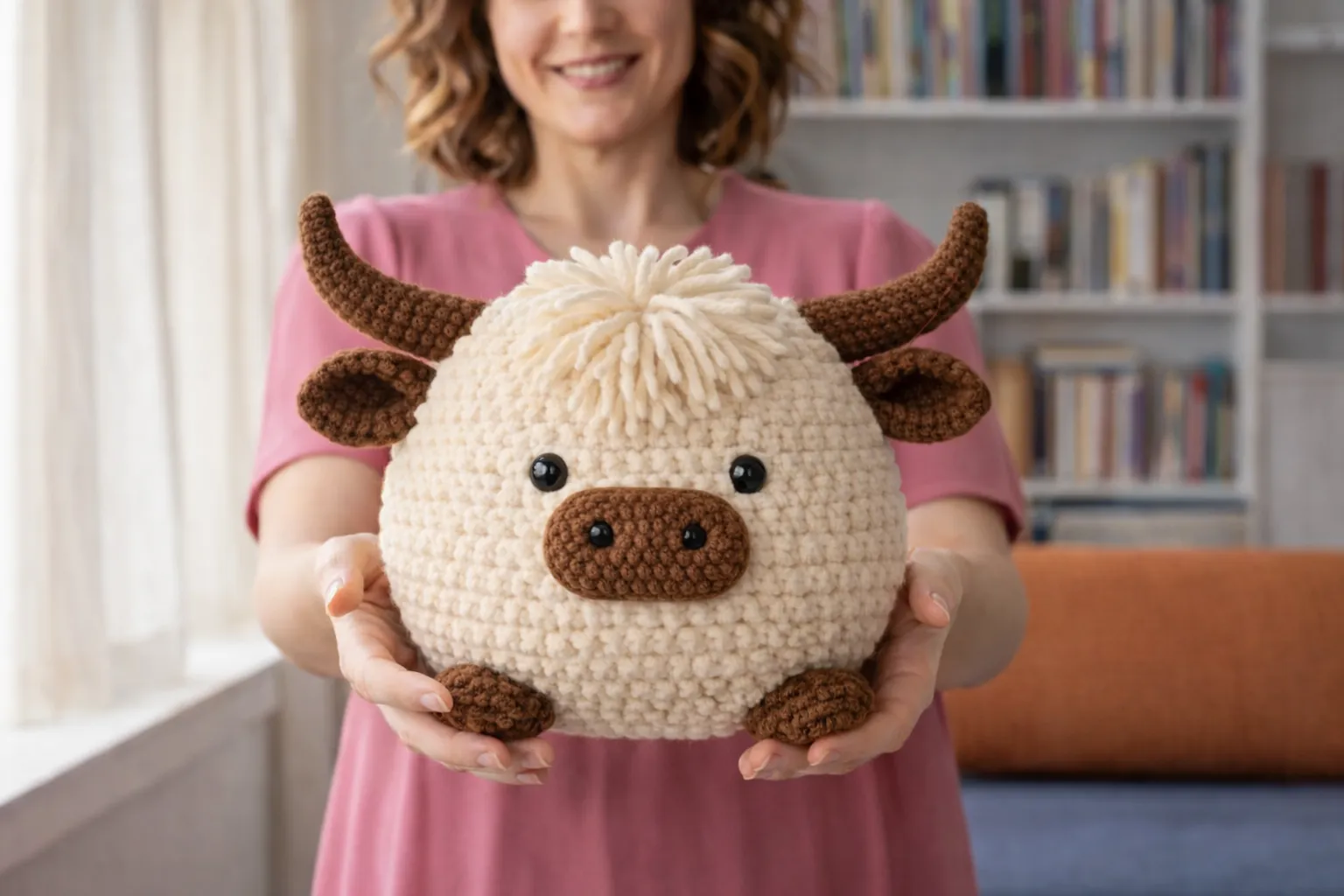 Cow Pillow Crochet Pattern