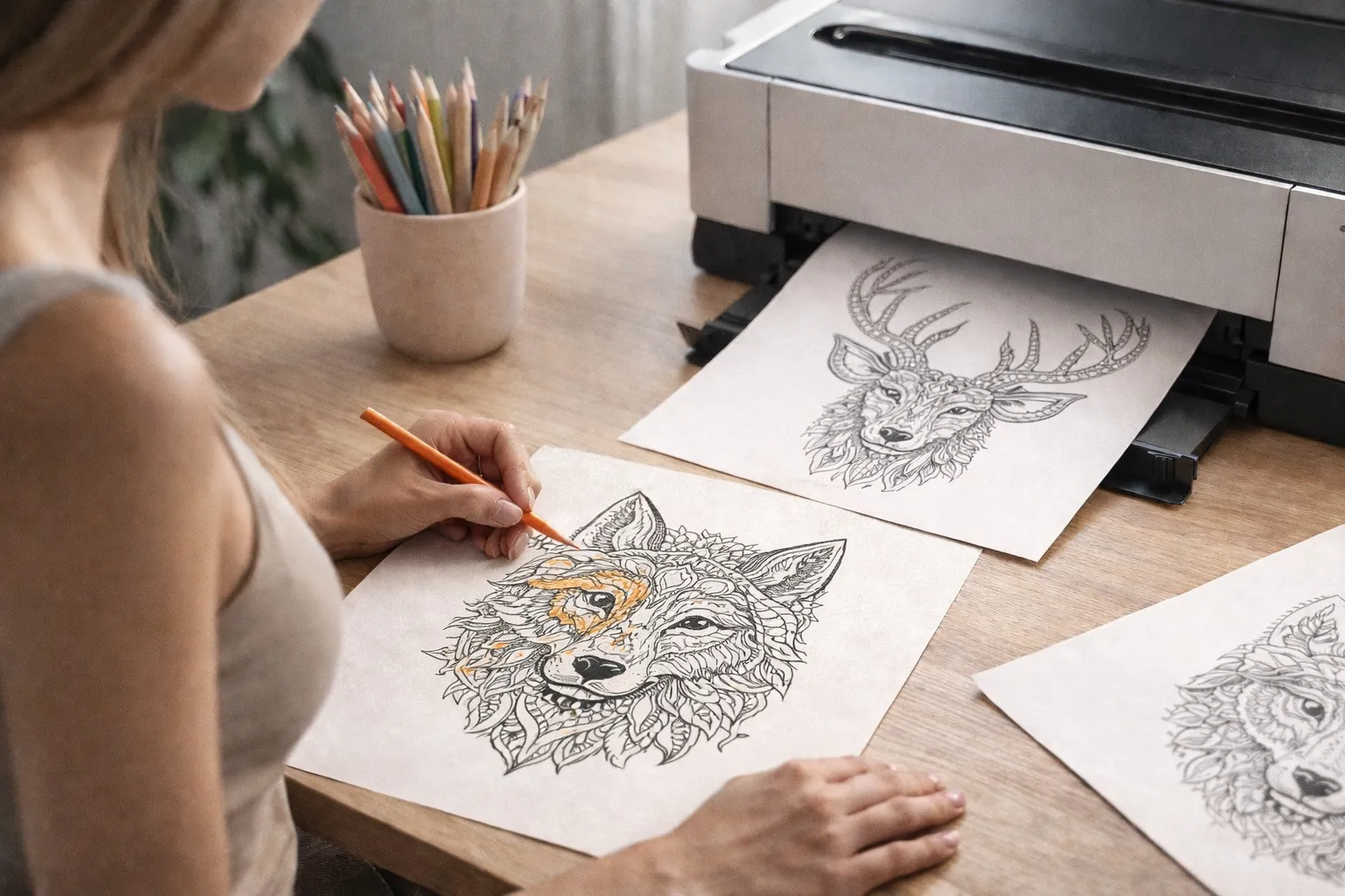 50 Animal Mandala Coloring Pages