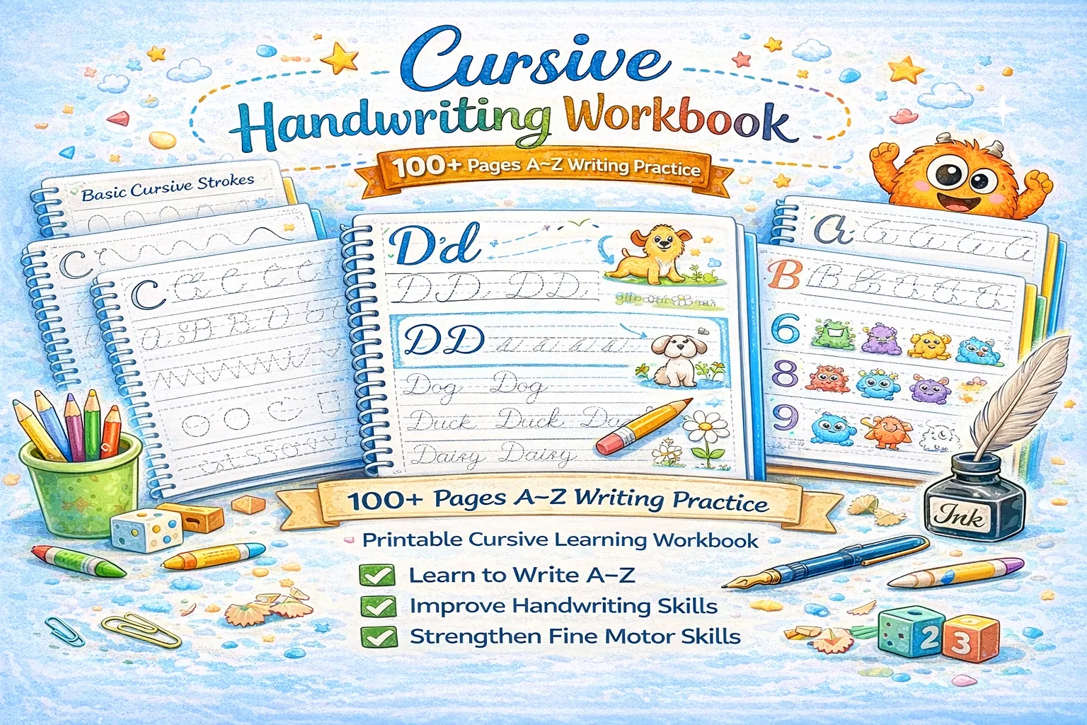 Cursive Handwriting Workbook PDF