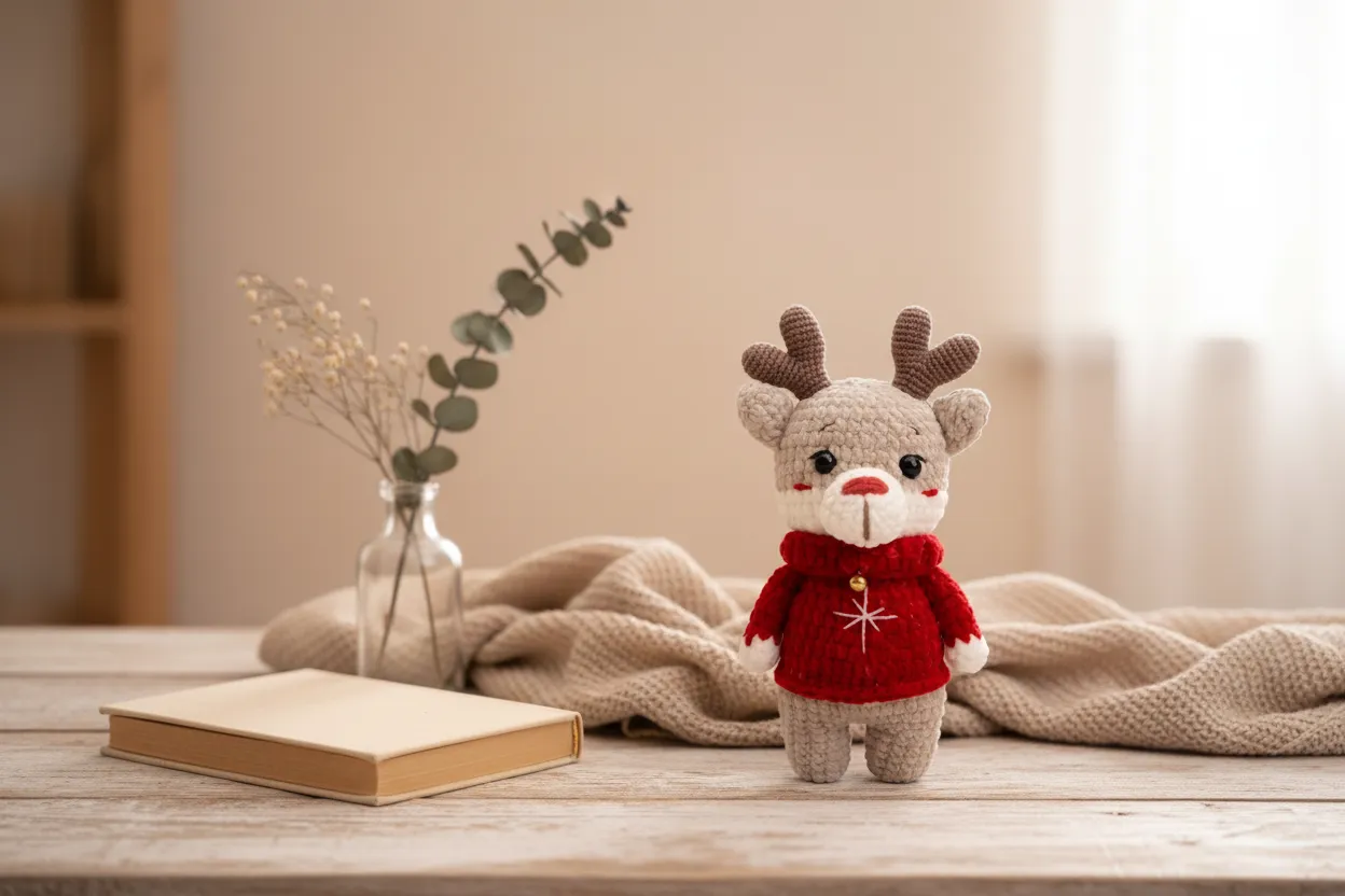 Little Reindeer Amigurumi Crochet Pattern