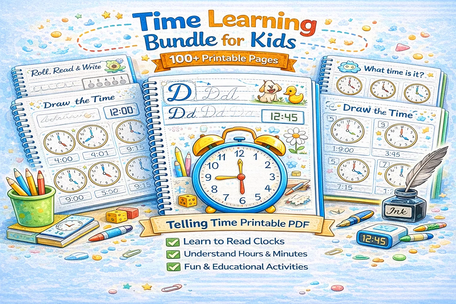 Time Learning Bundle for Kids