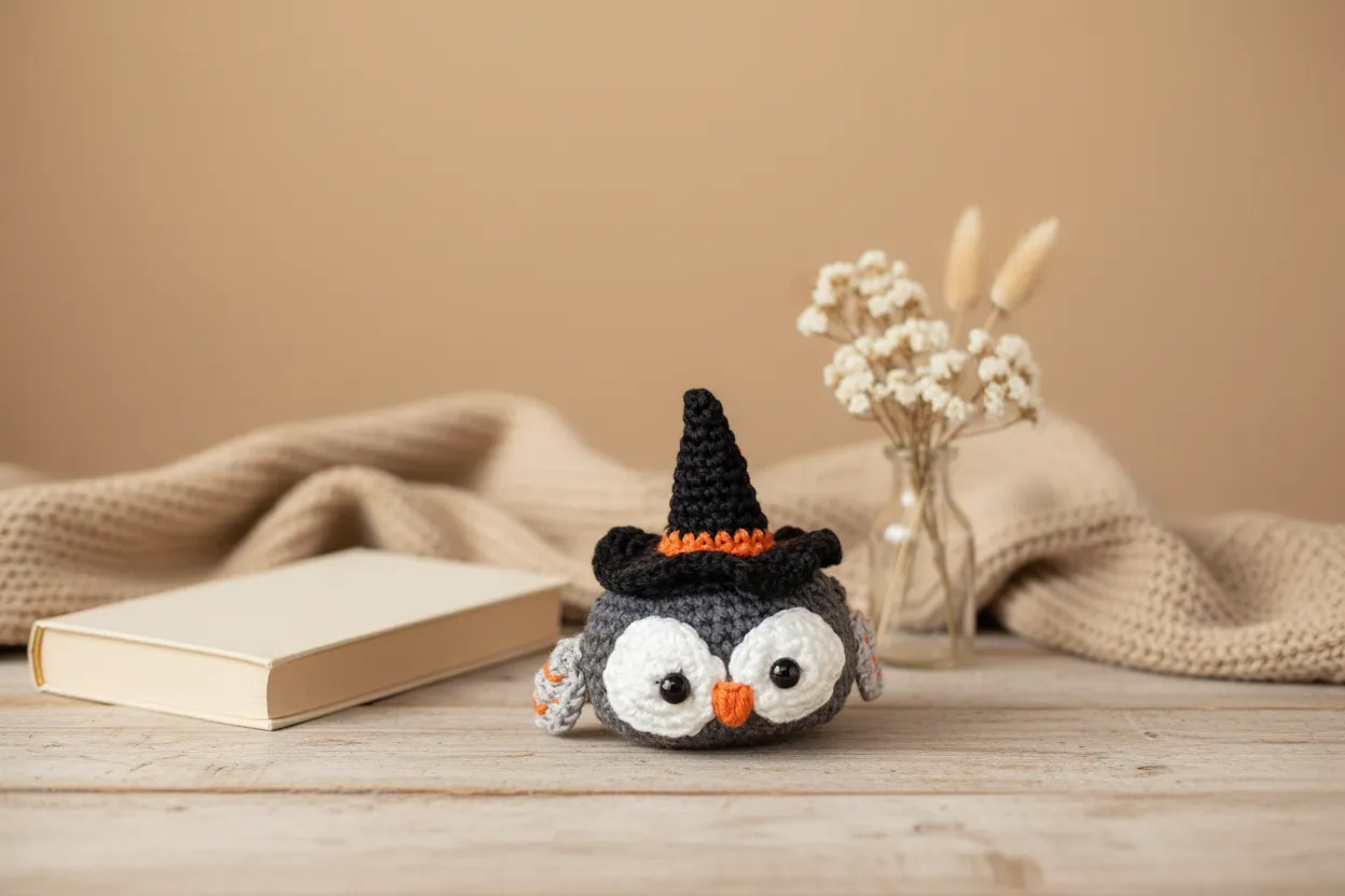 Owl Pumpkin Crochet Pattern